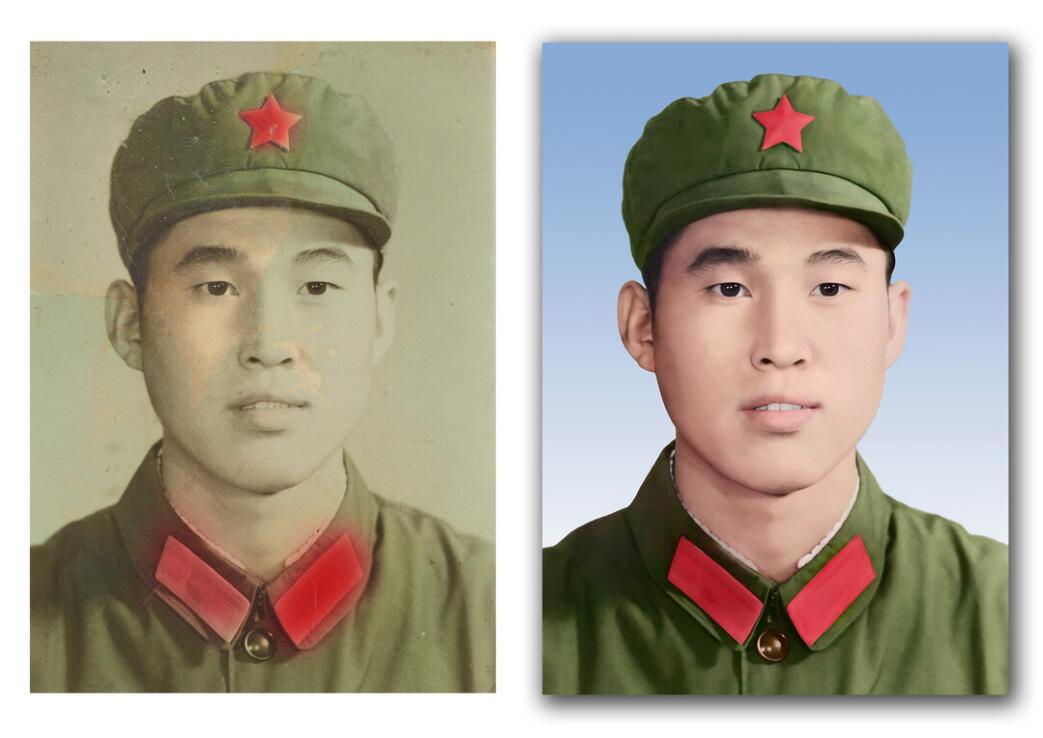 天柱破损照片修复-18