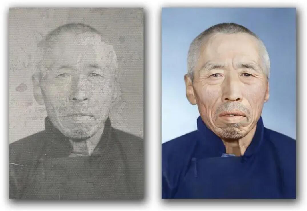 天柱破损照片修复-56